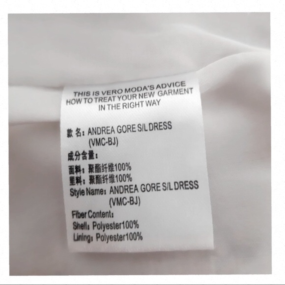 RETRO. VERO MODA Vintage Formal Dress. White & Pink Floral Print. Fit & Flared - Picture 9 of 9